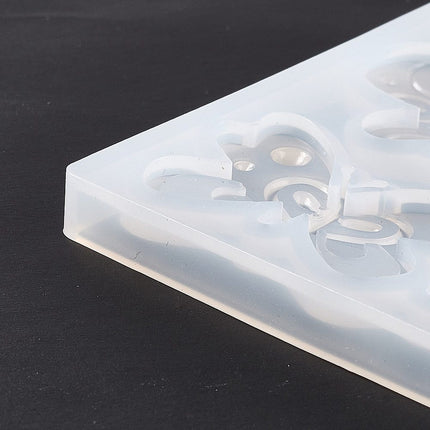 Silicone Mold Butterfly Ornament – DIY Resin Casting Mold for UV & Epoxy Resin Craft Making, White