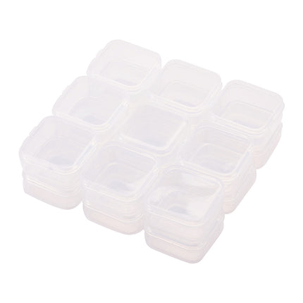 Transparent Plastic Bead Containers – Rectangle Clear Storage Boxes for Jewelry & Craft Supplies