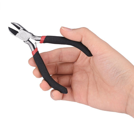 Carbon Steel Side Cutting Pliers for Jewelry Making Supplies – 110mm, Black Gunmetal
