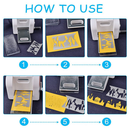 Carbon Steel Cutting Dies Stencils – Matte Platinum for DIY Scrapbooking, Photo Albums & Embossed Paper Cards
