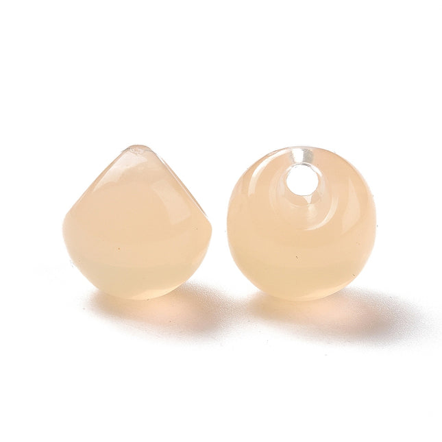 Imitation Jelly Acrylic Teardrop Beads/Charms – Mixed Colours, 13mm, ±120pcs Packet