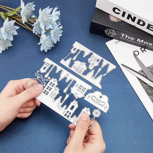 Carbon Steel Cutting Dies Stencils – Matte Platinum for DIY Scrapbooking, Photo Albums & Embossed Paper Cards