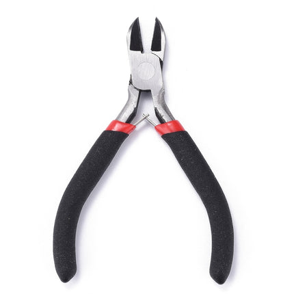 Carbon Steel Side Cutting Pliers for Jewelry Making Supplies – 110mm, Black Gunmetal