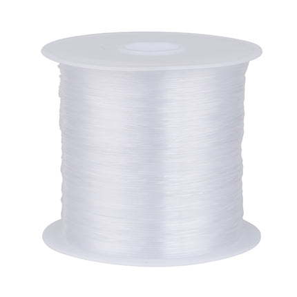 Clear Nylon Fishing Line – 0.5mm Strong Transparent Wire, 20m Roll for Beading, Crafting & Fishing