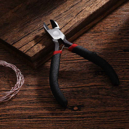 Carbon Steel Side Cutting Pliers for Jewelry Making Supplies – 110mm, Black Gunmetal