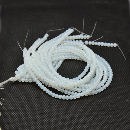 AA‑Grade Opalite Beads Strand – Round White 6mm