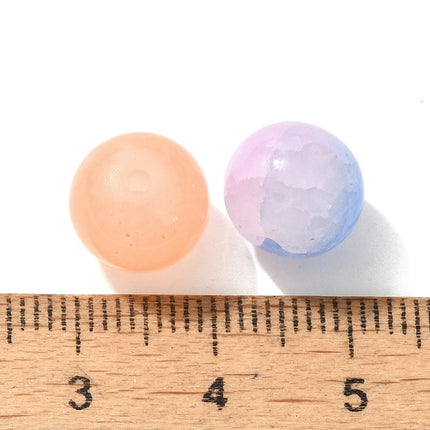 Mixed Glass Beads – Round 8–10mm, Assorted Colors