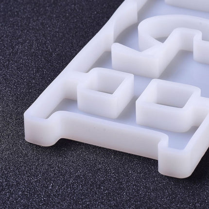 DIY Resin Casting Mold – Silicone Word “LAUGH” Decoration