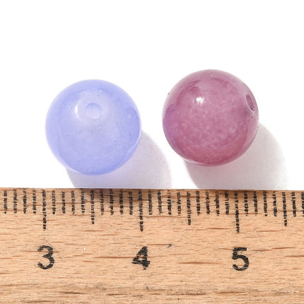 Mixed Style Glass Beads – Round Lilac Purple Strands for DIY Jewelry Making