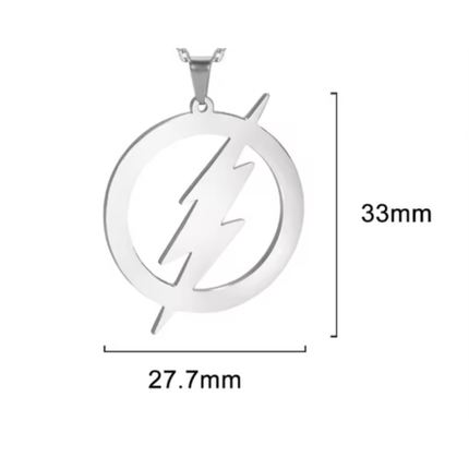 Stainless Steel Lightning Bolt Pendant – DIY Jewelry Making Charm