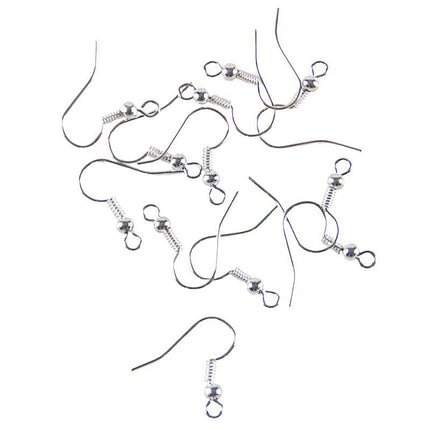 Silver Fishhook Earring Hooks – Jewelry Findings for DIY Earrings