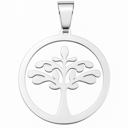 Stainless Steel Tree of Life Pendant – 35mm x 27mm