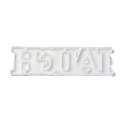 DIY Resin Casting Mold – Silicone Word “LAUGH” Decoration