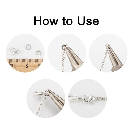 Alloy Lobster Claw Clasps – Parrot Trigger Clasps, Silver Plated, Cadmium & Lead Free for DIY Jewelry