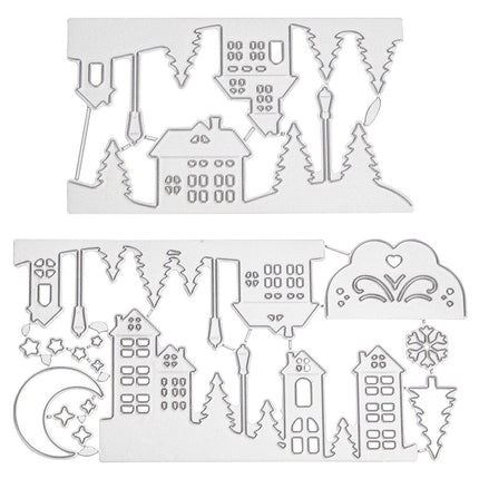 Carbon Steel Cutting Dies Stencils – Matte Platinum for DIY Scrapbooking, Photo Albums & Embossed Paper Cards