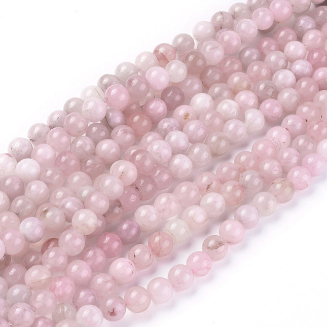 Natural Rose Quartz Beads – Round Gemstone Strand, Soft Pink Crystal for Jewelry Making