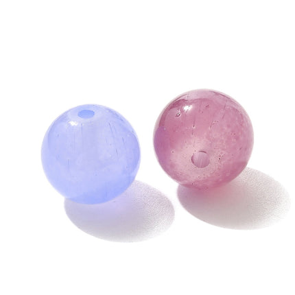 Mixed Style Glass Beads – Round Lilac Purple Strands for DIY Jewelry Making