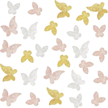 Mixed‑Colour Butterfly Alloy Cabochons – Resin Filler Embellishments for UV & Epoxy Resin Jewelry