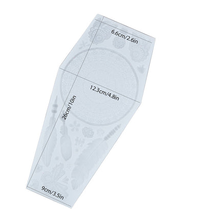 Silicone Mold Dream Catcher DIY Pendant Making Set – Woven Net/Web Mold with Screw Eye Pins, Jump Rings, Pipettes & Finger Cots, White