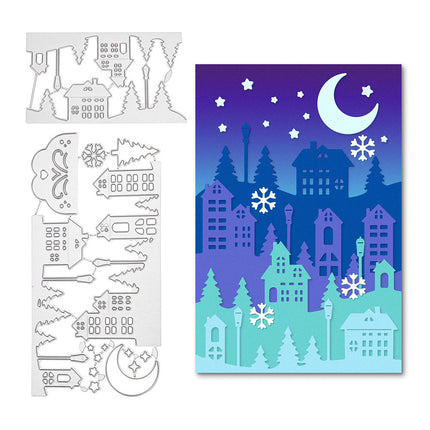 Carbon Steel Cutting Dies Stencils – Matte Platinum for DIY Scrapbooking, Photo Albums & Embossed Paper Cards