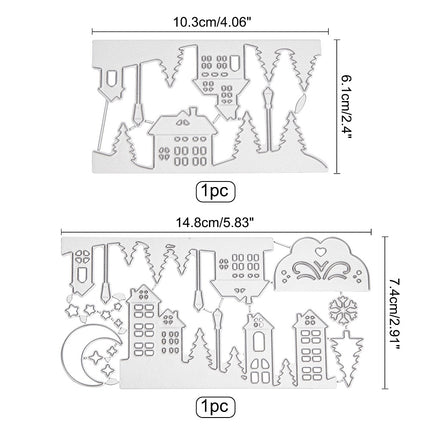 Carbon Steel Cutting Dies Stencils – Matte Platinum for DIY Scrapbooking, Photo Albums & Embossed Paper Cards