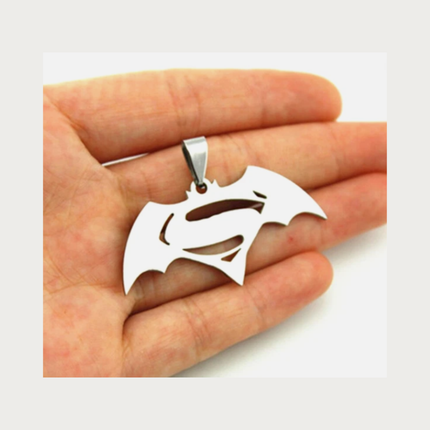 Super Batman Stainless Steel Pendant, DIY Jewelry Making